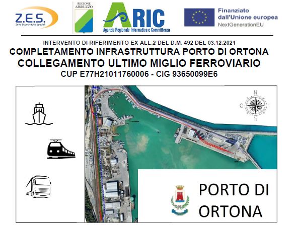 ZES ARIC REGIONE ABRUZZO PORTO DI ORTONA (RILIEVO DRONE/RENDER) Ortona CH