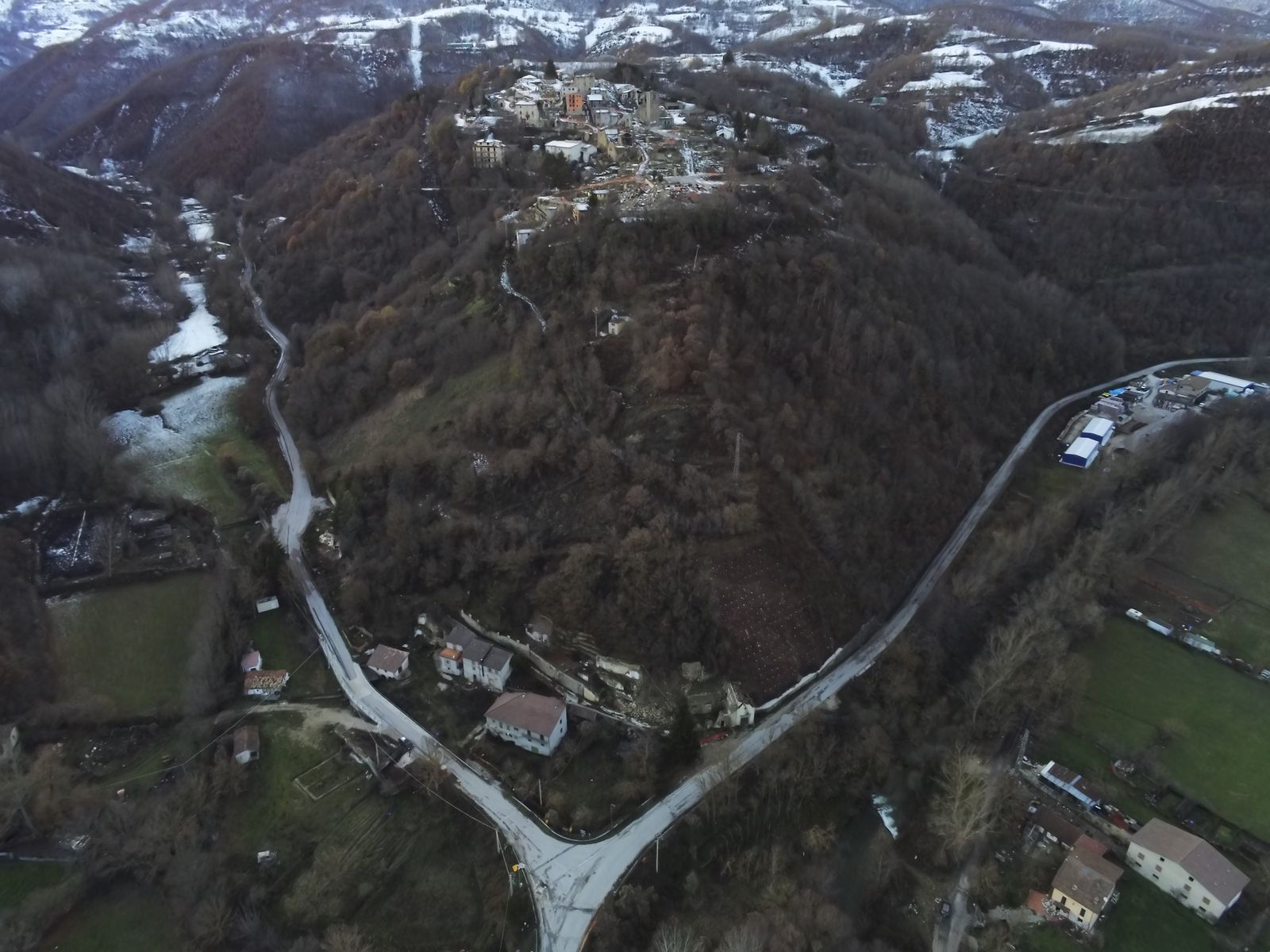 USR LAZIO interventi sulla fraz. Libertino AMATRICE  RIETI